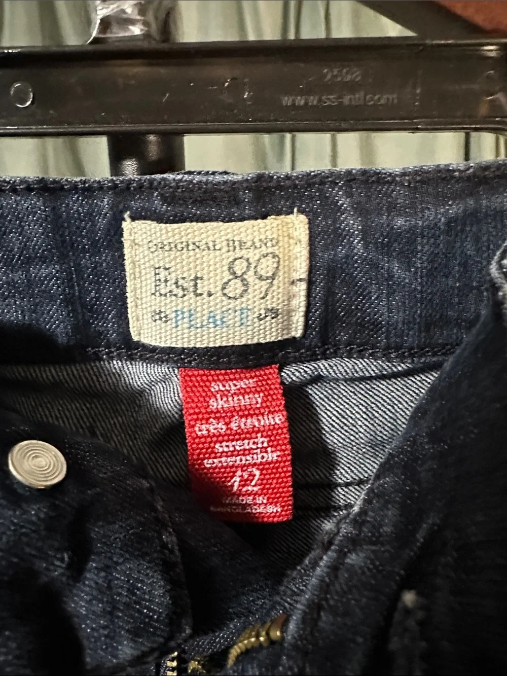 🎉The Children's Place Navy Blue Kids Jeans - Straight Leg A210